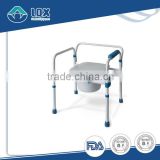 Steel folding shower commode chair from china with top quality