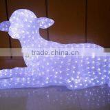 3D LED Christmas Acrylic Sheep Motif Light