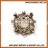 Wholesale in China Fashion Rhinestone Brooch, Rhinestone Brooch,rhinestone Flower Brooch thumbnail-5