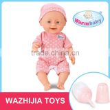 Doll factory wholesale 12 inch lovely educational baby doll toy game with IC