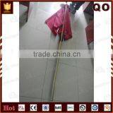 Ooutdoor Use Red Fabric Material Wooden Beach Umbrella With Logo thumbnail-4