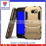 Cheapest 2 in 1 Kickstand Slim Armor Hybrid Case for Samsung Galaxy S6 thumbnail-2