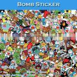 HD-091 CARLIKE Air Bubble Free High Definition Car Wrapping Bomb Sticker thumbnail-1
