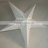 White Cutwork Paper Stars Lanterns New