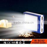6000mah LED Camping Light Small Solar Panel With Light Solar Power Bank for Oppo Find 7 Quality Choice thumbnail-5