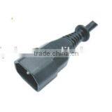 US Standard 10A 125V C14 Male Molded Connector thumbnail-1