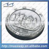 Engraved Die Casting 3D Zinc Alloy Custom Old Silver Coin