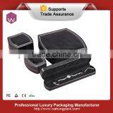 Custom Black Jewelry Box for Ring Necklace Bracelet Set Earring