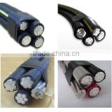 1kV 11kV 33kV XLPE Insulated Aluminum Conductor Twisted Aerial Bundle Cable, ABC cable
