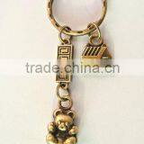 Lovely Puppy Bear and Mini House Keychain