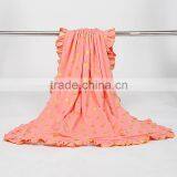 2015 Posh Black Gold Dots Blanket Cotton Fleece Blanket for Kids Quality Choice thumbnail-5