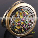 Guangzhou Promotional Cosmetic Compact Mirror,vintage Style Pocket Compact Mirror&retrostyle Makeup Mirror thumbnail-3