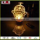 3D Decorative Remote Control Cordless Table Lamps With Battery