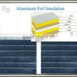 single side wall covering material aluminum foil insulation