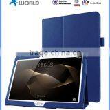 10inch Litchi Pattern Full Body PU Leather Case for Huawei Mediapad 2 Tablet pc Cover