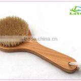 Wholesale Wooden Scrub Loofah Brush/Travel Size Wooden Body Bath Brush thumbnail-3