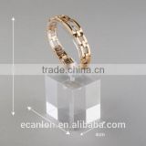 Lucite cube for watch holder bracelet display stand