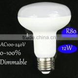 12w 1200lm R80 Led Bulb Lamp for Cabinet Home