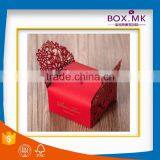 Fashionable Promotional Luxury High Quality Customize Red Cardboard Box Wedding Favors thumbnail-5