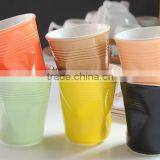 Cheaper Ceramic Crinkle Cup in Creative Shape thumbnail-1