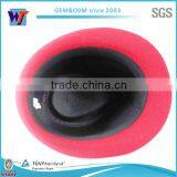 Wholesale Short Brim Felt Hat/ Fashion Custom Wool Felt Fedora Hat thumbnail-2