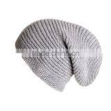 Cashmere Slouch Beanie Hat Baggy Beanie Short Beanie With Label thumbnail-1