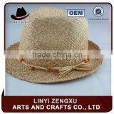 Cheap Polyester Colorful Straw Fedora Hats thumbnail-3