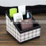 Eco -friendly Leather Storage Basket for Document