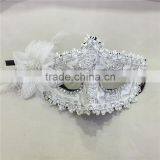 Fashion Party Mask, Venetian Mask, Halloween Mask With Flower thumbnail-5