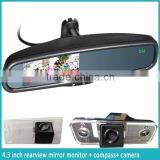 4.3inch High Brightness Monitor With Backup Camera Display Car Rearview Mirror thumbnail-1