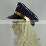 Custom Pilot Cap Airline Captain Hat Uniform Hat Party Cap thumbnail-5