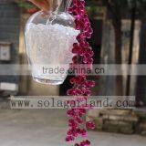 New Design Acrylic Grape Beads Wire Acrylic Beaded Branch Acrylic Bead Garland Wedding Decor