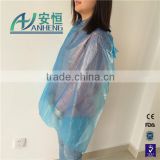 Beauty industry use disposable pe hair color salon capes