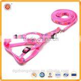 Custom Design Canvas Fabric Nylon Pet Collars and Leash Set With High Quality thumbnail-4