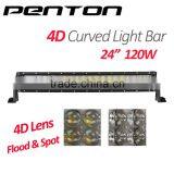 Penton Hot Selling 4D 120W LED Light Bar Offroad Driving Light Bar for UTV 4WD Truck thumbnail-1