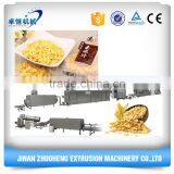 Twin Screw Roasted Corn Flakes Machine / Production Line/extruder
