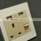 Top Quality ce Certified Powerpoint Wall Switch Socket With Usb Port thumbnail-2