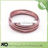 chocolate color Flat Aluminum Wire roll
