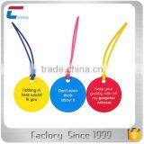 Personalized His and Hers Glossy Finish PVC Sublimation Luggage Tags thumbnail-5