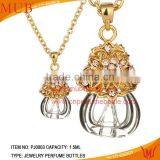 Fancy 5ml Mini Glass Fashion Jewelry Perfume Pendant Necklaces thumbnail-1