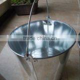 Galvanized Metal Garden Buckets With plastic/wooden/iron Handle