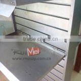 Flooring Portable Metal Supermarket Display Stand Slatwall Display thumbnail-3