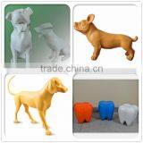 Window Display Fiberglass Animal Dog Mannequins Artesanato Vivos for Sale thumbnail-6