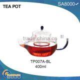 Heat Resistant Glass Teapot With Stainless Steel 304 Filtern thumbnail-1