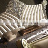 Louis XVI Style Vintage Furniture Luxury Bedroom White and Silver Color Chest of Five Drawers Cabinet thumbnail-6