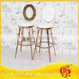 Metal Frame Golden Hot Sale Round Back Bar Chair