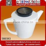 Factory Direct Wholesale Red Glazed Ceramic Teapot thumbnail-1