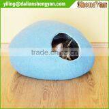 Felt Cat Cave Handmade Indoor 100% Wool Cat Bed thumbnail-2