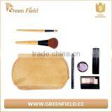 Green Field Brown Washable Kraft Paper Fabric Makup Cosmetic Bag thumbnail-4