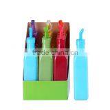 Square Glass Oil and Vinegar Bottle With Spray thumbnail-1